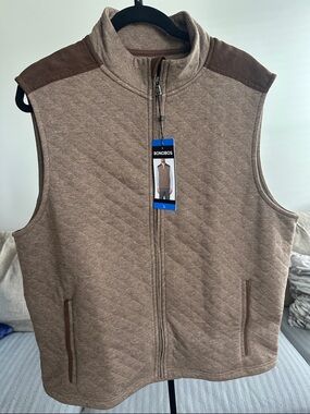NWT Bonobos Men’s Midtown Vest Brown Size Small , Large